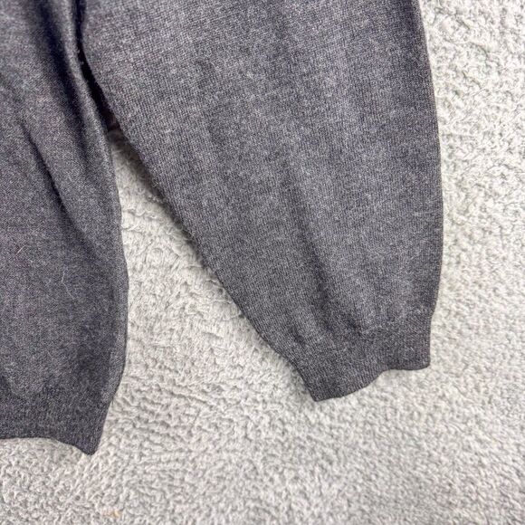 Davis & Squire Argyle Sweater Mens XL Gray Merino Wool Office Preppy‎ Outdoor - Picture 3 of 11